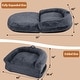 preview thumbnail 2 of 19, Giant Foldable Bean Bag Chair for Adults Kids Large Beanbag Sofa