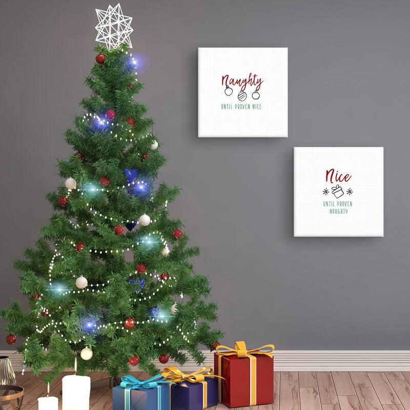 Naughty, Nice by Amanda Murray Canvas Art Prints