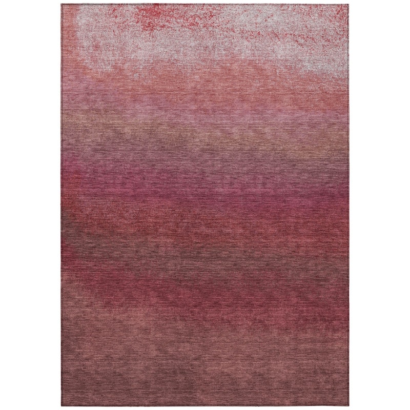 HomeRoots Ombre Transitional Rectangle Outdoor Rug
