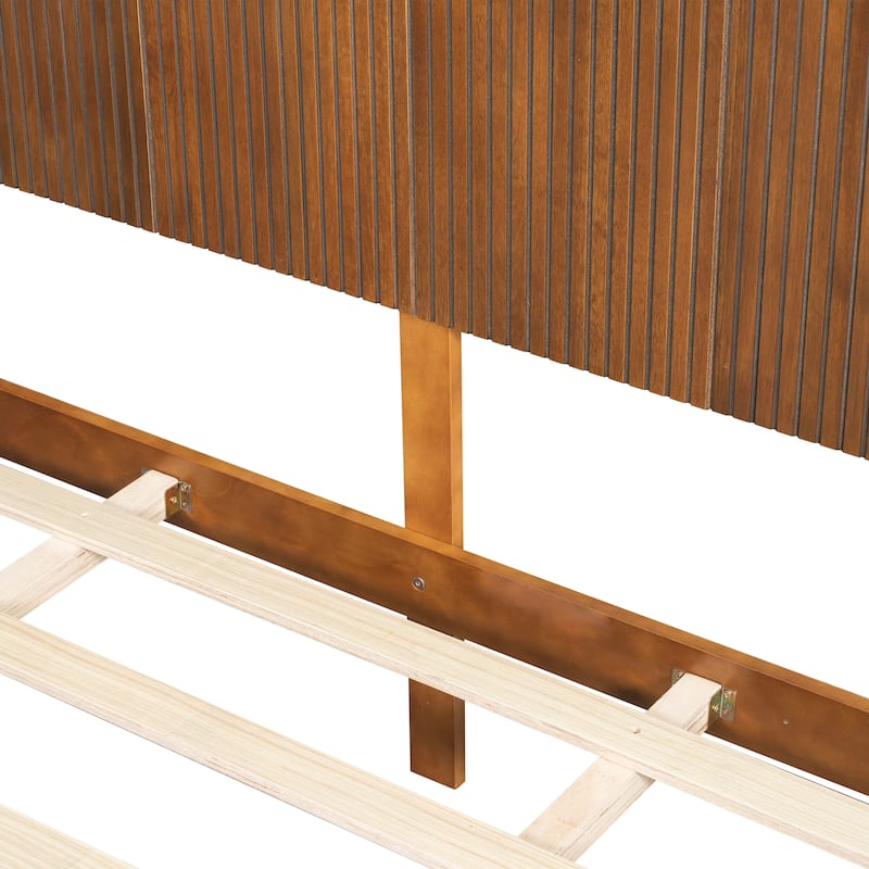 Christopher Knight Home - Brookhaven Modern Wooden Panel Bed with Vertical Slat Headboard