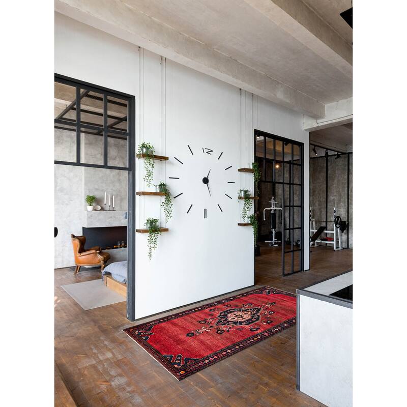 ECARPETGALLERY Hand-knotted Konya Anatolian Red Wool Rug - 4'9 x 8'8