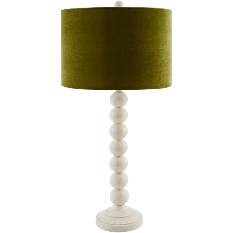 Livabliss Zelda Traditional Accent Table Lamp - Cream/Green