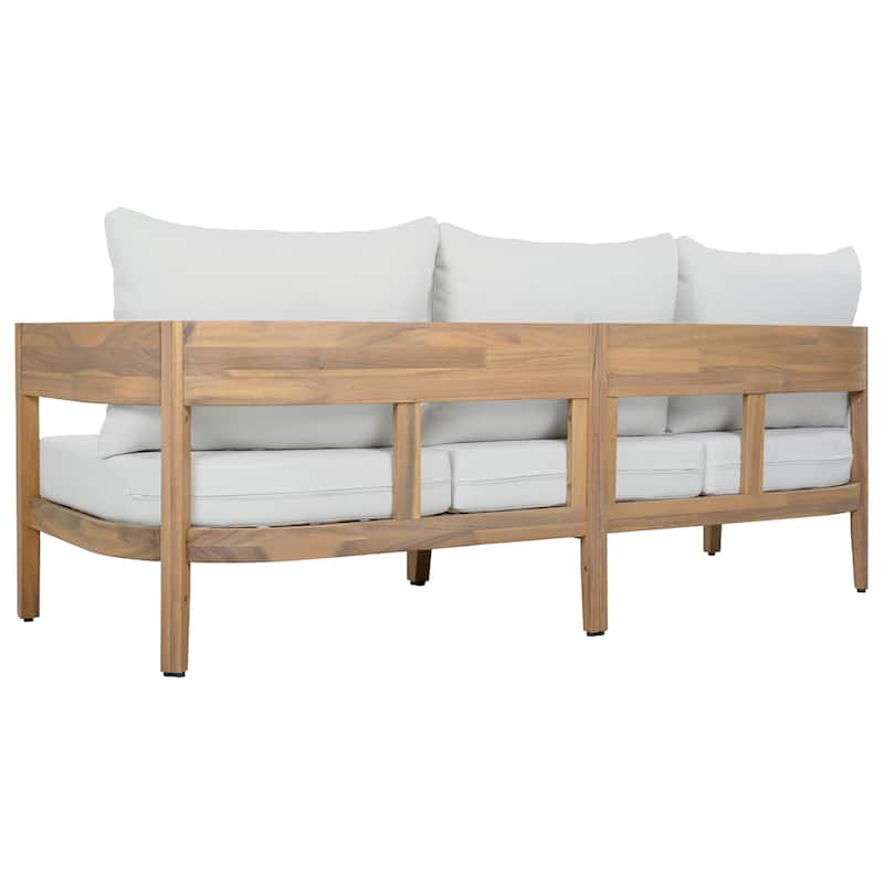 SAFAVIEH Outdoor Patio Furniture Theo 3 Seater Sofa