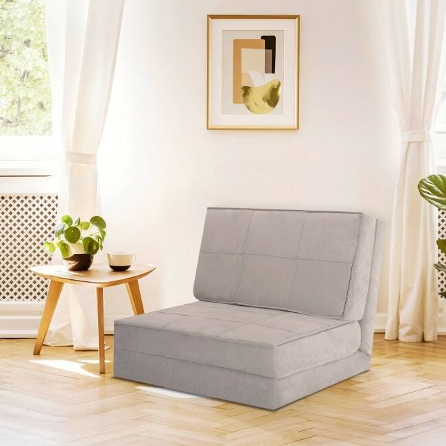 Convertible Lounger Folding Sofa Sleeper Bed - 83" x 28.3" x 4.5"(L x W x H)