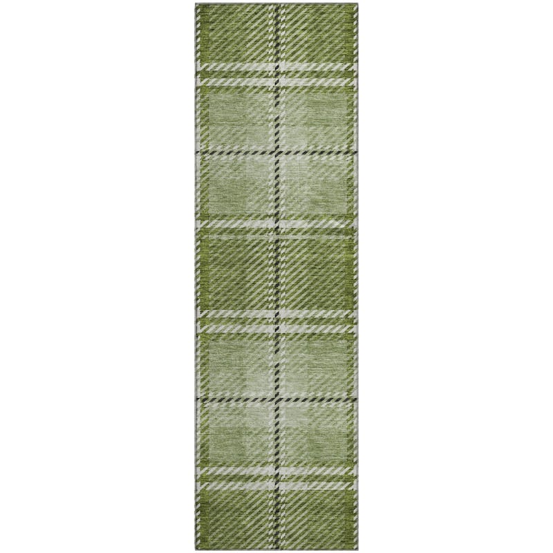 Premium Washable Super Soft Plaid Mayfield Rug