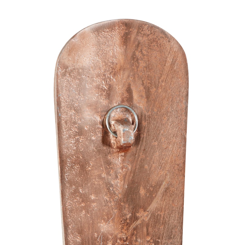 Aluminum Metal Large Knife, Spoon, and Fork Utensils Wall Decor (Set of 3) - Silver or Copper