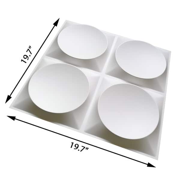 Art3d 3D Wall Panels PVC Moon Surface Design 3D Wall Decor (32 Sq.Ft ...