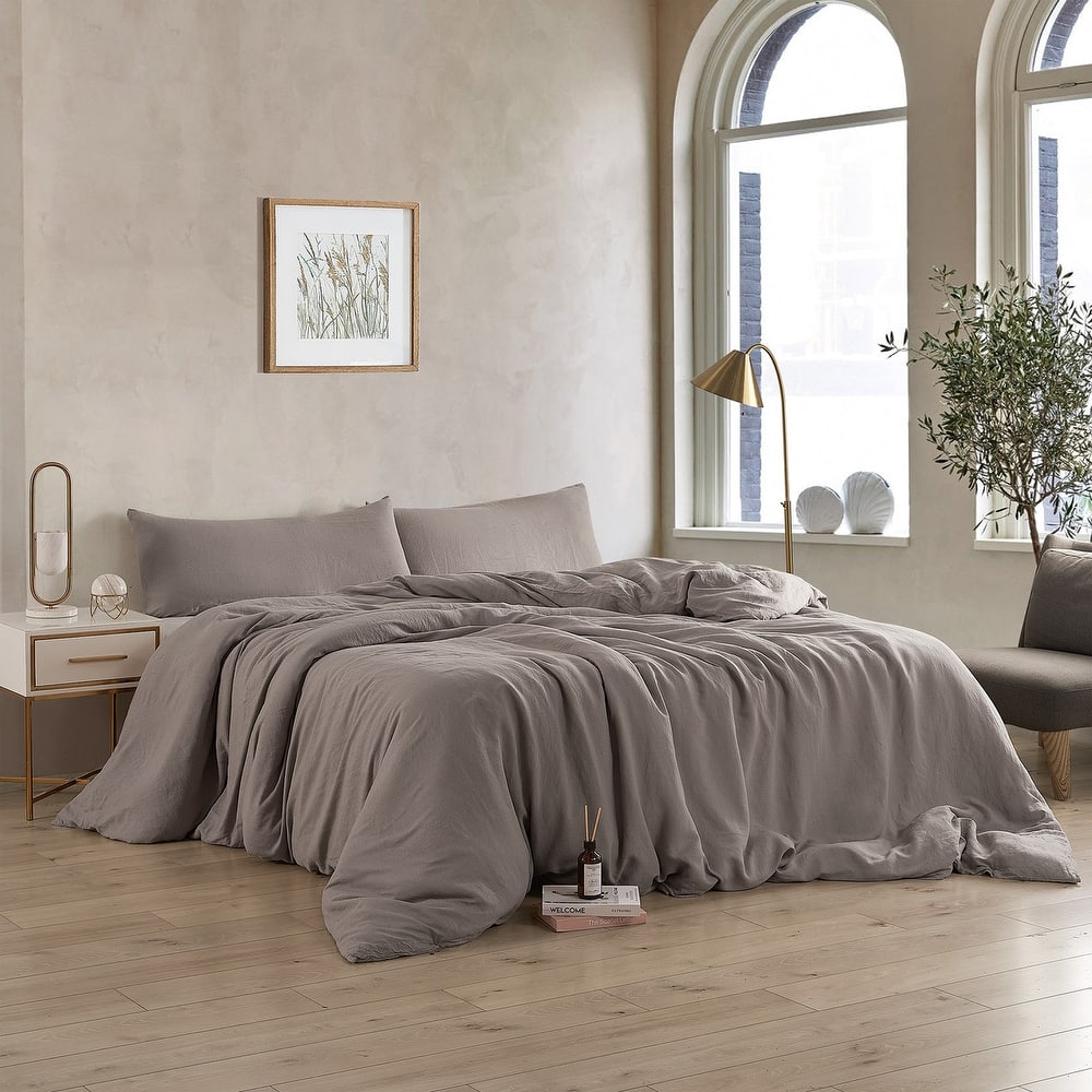 Dark Sky Reserve® - Bamboo Linen Oversized Duvet Cover - Portugal Made