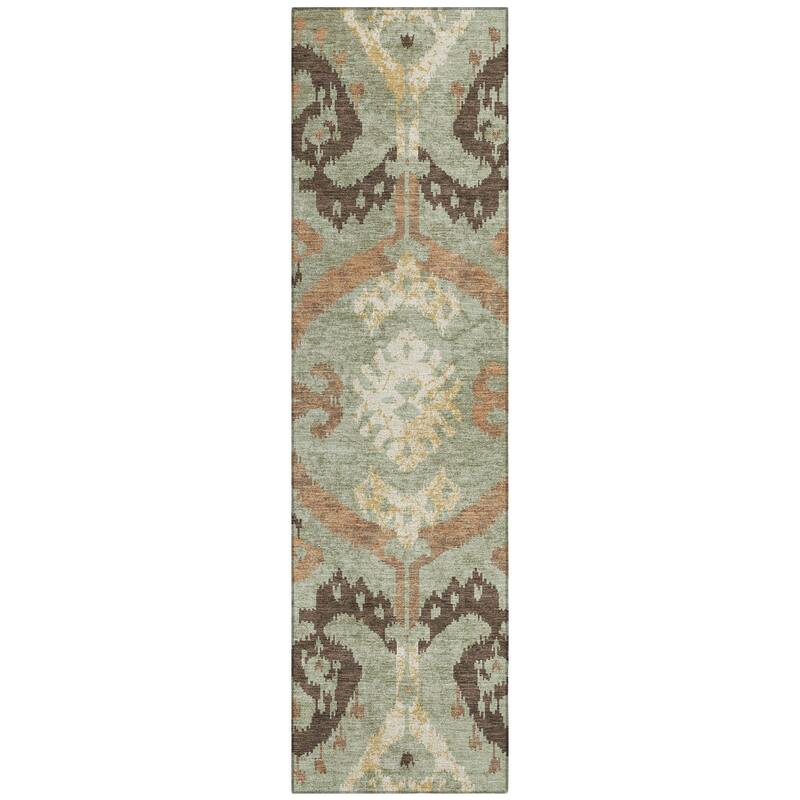 Machine Washable Indoor/ Outdoor Global Empire Chantille Rug