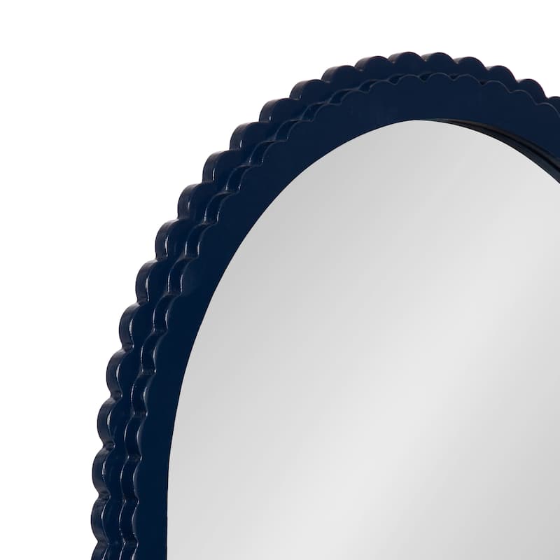 Kate and Laurel Scallia Wooden Arch Mirror