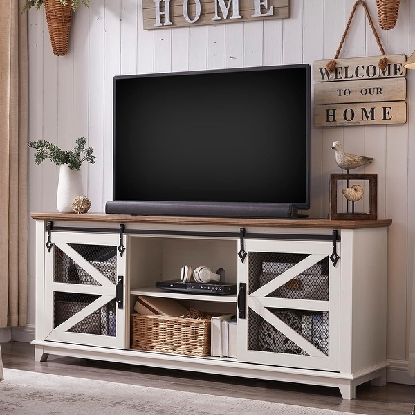 Industrial Farmhouse TV Stand Entertainment Center TV Console On Sale Bed Bath Beyond 39979499