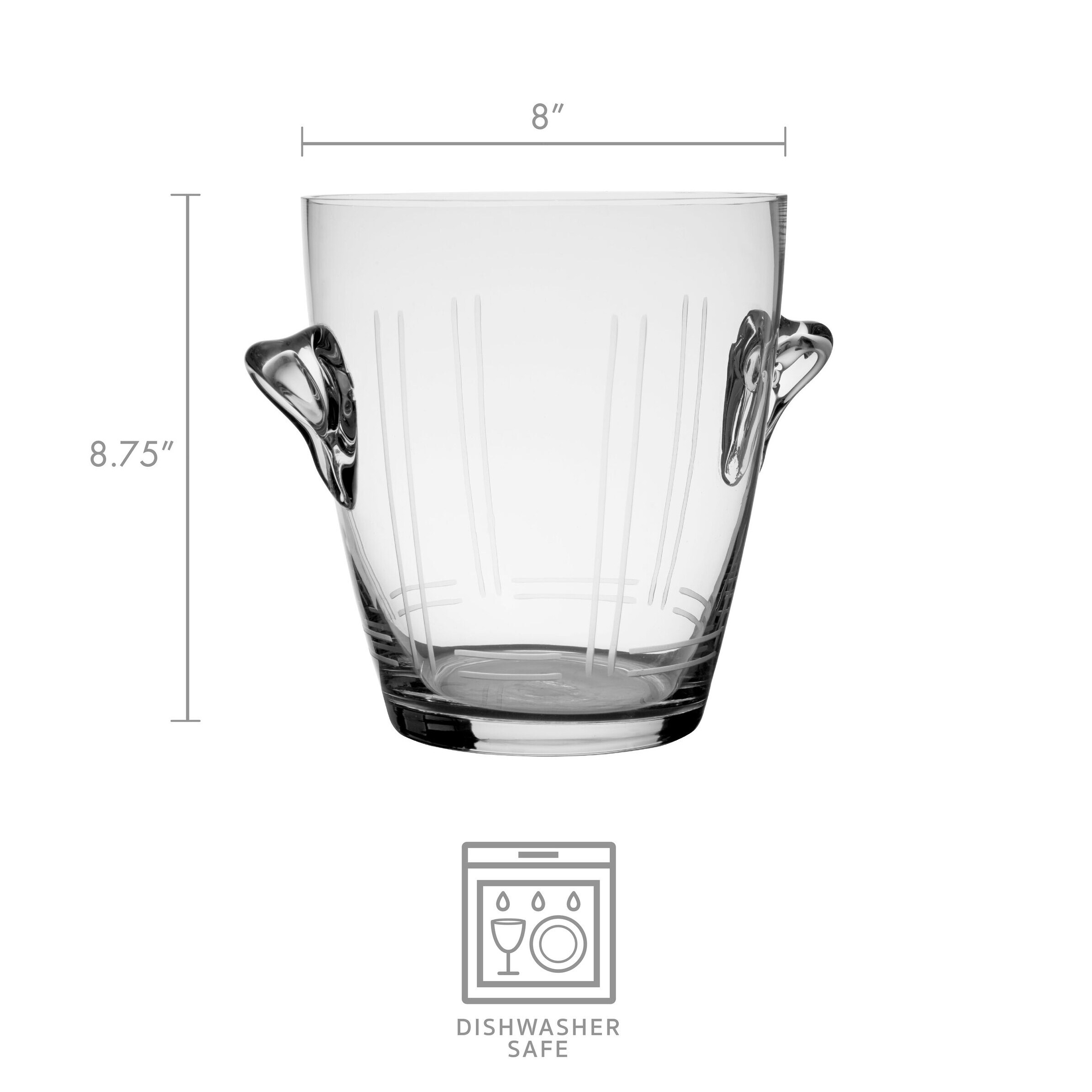 STELNA Mug - clear glass 8 oz