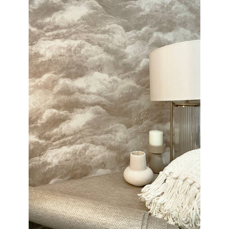 Belgravia Decor Nimbostratus Neutral Cloud Wallpaper