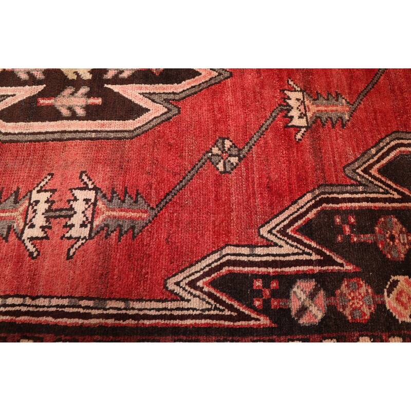 ECARPETGALLERY Hand-knotted Andelz Red Wool Rug - 4'0 x 6'1