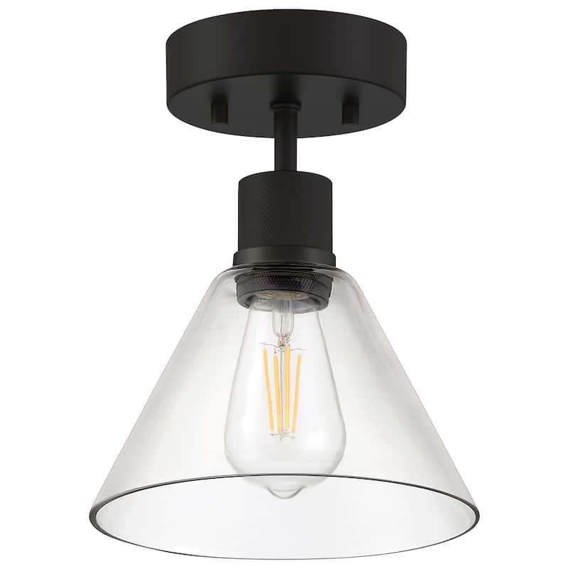 Port Nine Martini LED Semi-Flush Light - Replaceable LED.