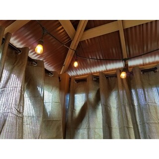 Shop Pinnacle Indoor Outdoor Curtain Rod 52 100 Inches 100