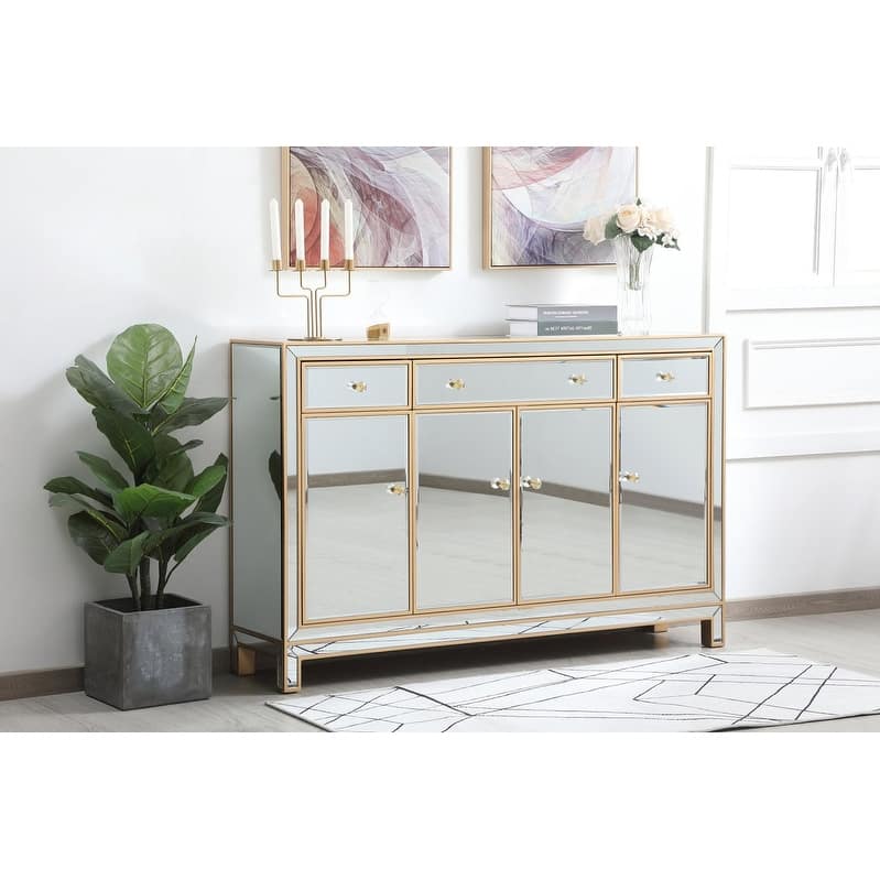 Rosa 56" Mirrored Credenza