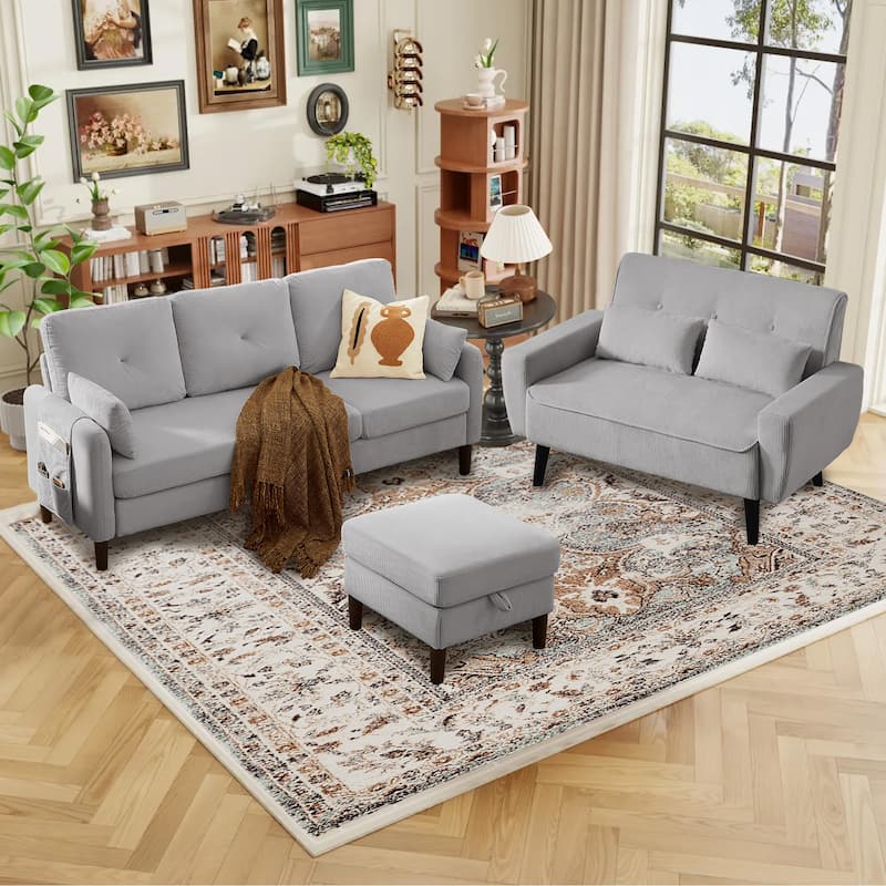3 Pieces Living Room Sets