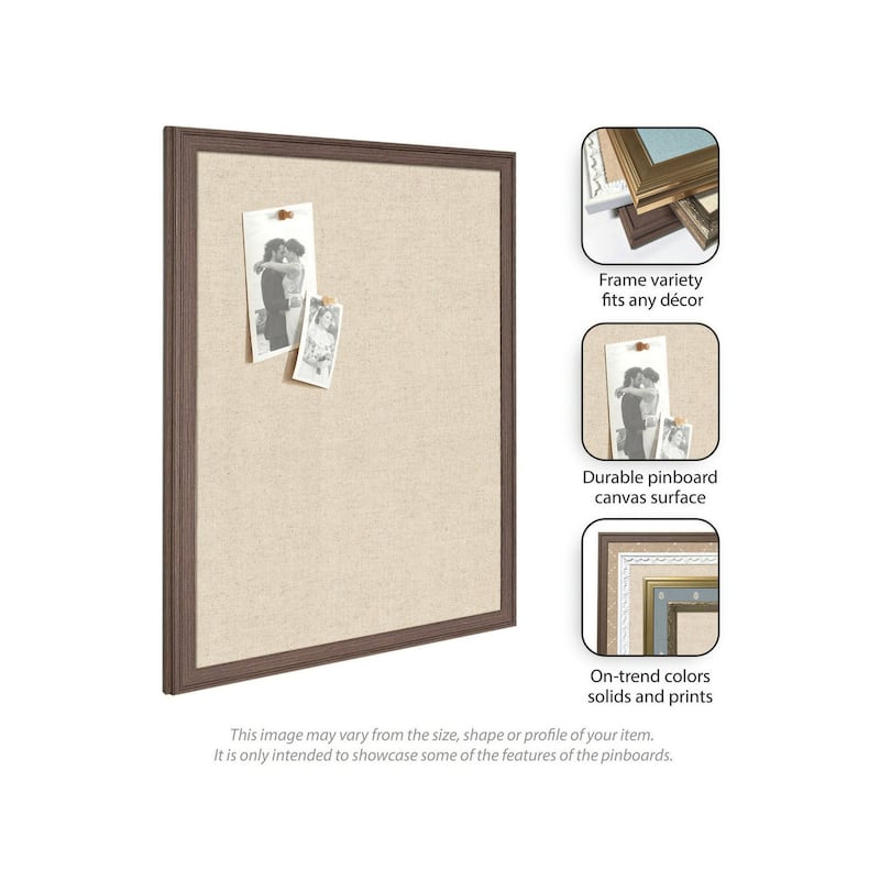 Kate and Laurel Pinboard Neutral Linen