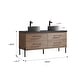 preview thumbnail 36 of 79, Trento Bath Vanity with Sintered Stone Top with Concrete Sink (R)