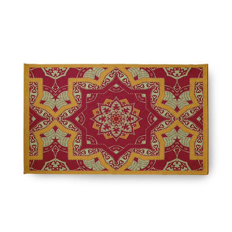 Shawl Rug - Sunny Mustard - 18" x 30"