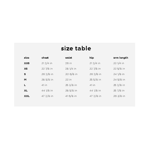 g star jacket sizing