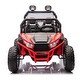 preview thumbnail 12 of 55, 24V Ride On UTV for Kids with Parental Remote, Bluetooth, and LED Lights, 4-Wheel Suspension Red