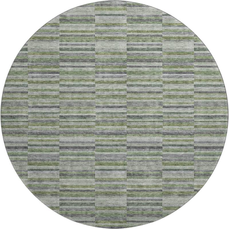 Premium Washable Super Soft Geo Stripe Mayfield Rug