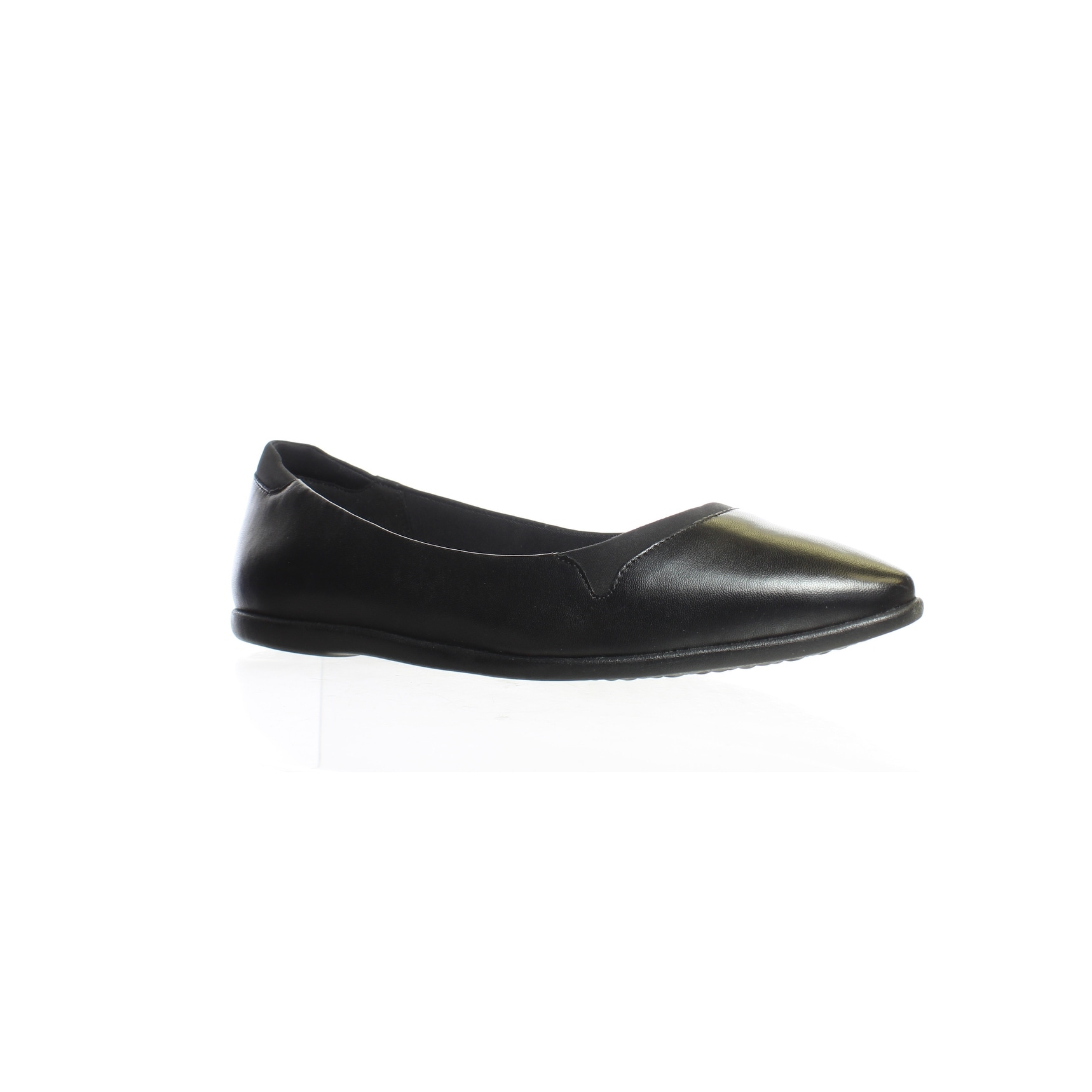 ladies black leather loafers size 5