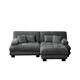 Option Gray+2 Seat+1 Ottoman