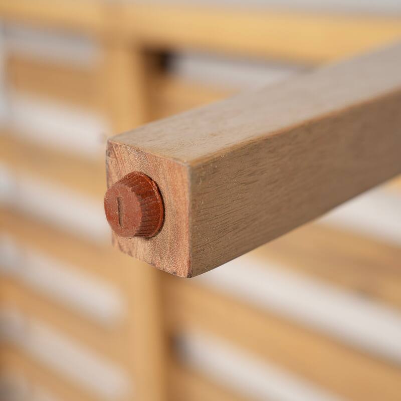 Scott Living - Marcellus Acacia Wood Outdoor Club Armchair with Cushion