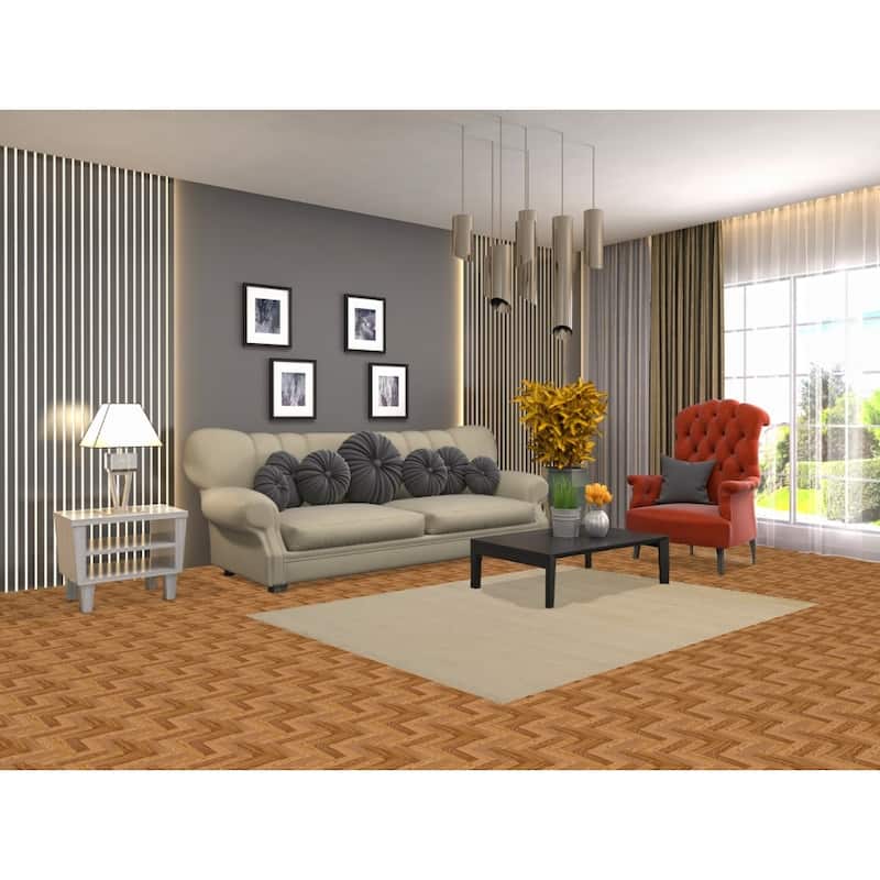 Modern Solid Gabbeh Oriental Rug Handmade Wool Carpet - 4'7"x 6'4"