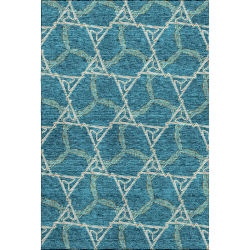 Premium Washable Super Soft Modern Tangle Mayfield Rug