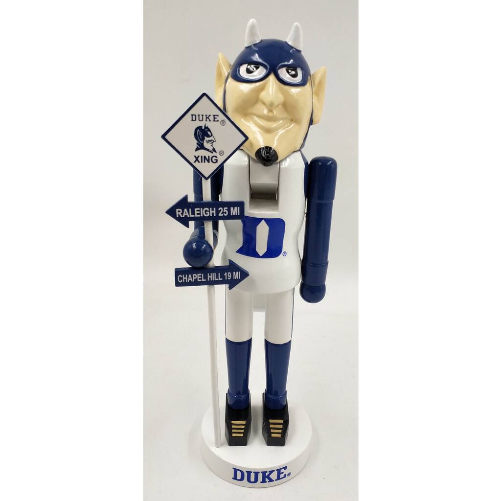 12 inch Duke Rivalry Nutcracker - white