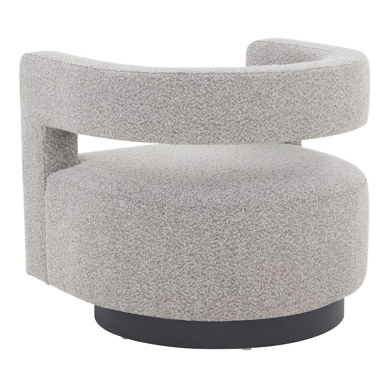 SAFAVIEH Couture Cela Swivel Chair (Fully Assembled) - 31.1" W x 28.4" L x 26.8" H - 31Wx28Dx27H