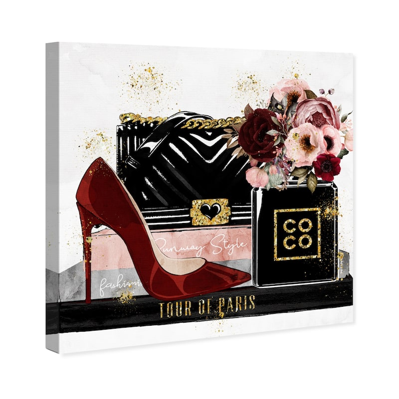 Wynwood Studio Canvas Fashion and Glam Autumn Fashion Books Black and Modern & Contemporary Wall Art Canvas Print