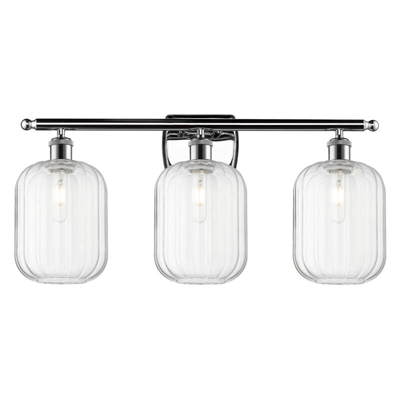 Innovations Lighting 516-3W-13-27 Preston Vanity Preston 3 Light 27" - Polished Chrome / Clear