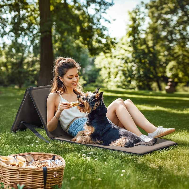 Sunjoy Ultra Light Folding Beach Chair Portable Lounge for Camping Travel
