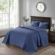preview thumbnail 21 of 107, Madison Park Mansfield Reversible Oversized 3-piece Solid Texture Bedspread Quilt Set with Matching Shams