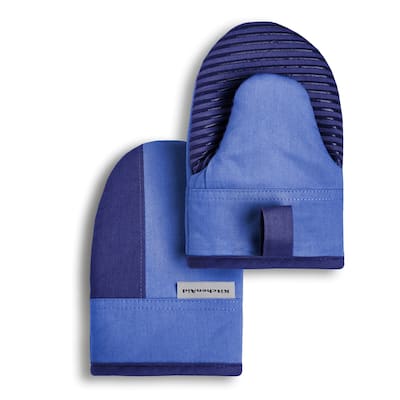 KitchenAid Beacon Two-Tone Mini Oven Mitt 2-Pack Set - 5.5"x8"