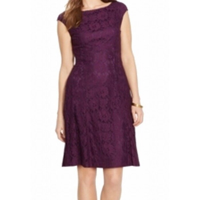 eggplant sheath dress