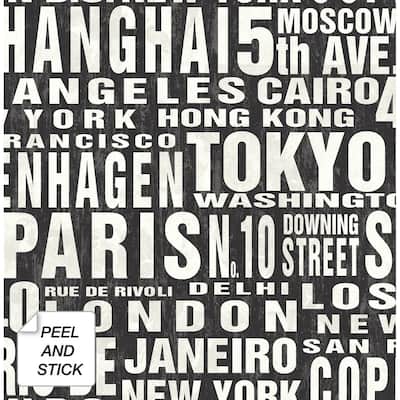 NextWall Around the World Peel and Stick Removable Wallpaper - 20.5 in. W x 18 ft. L