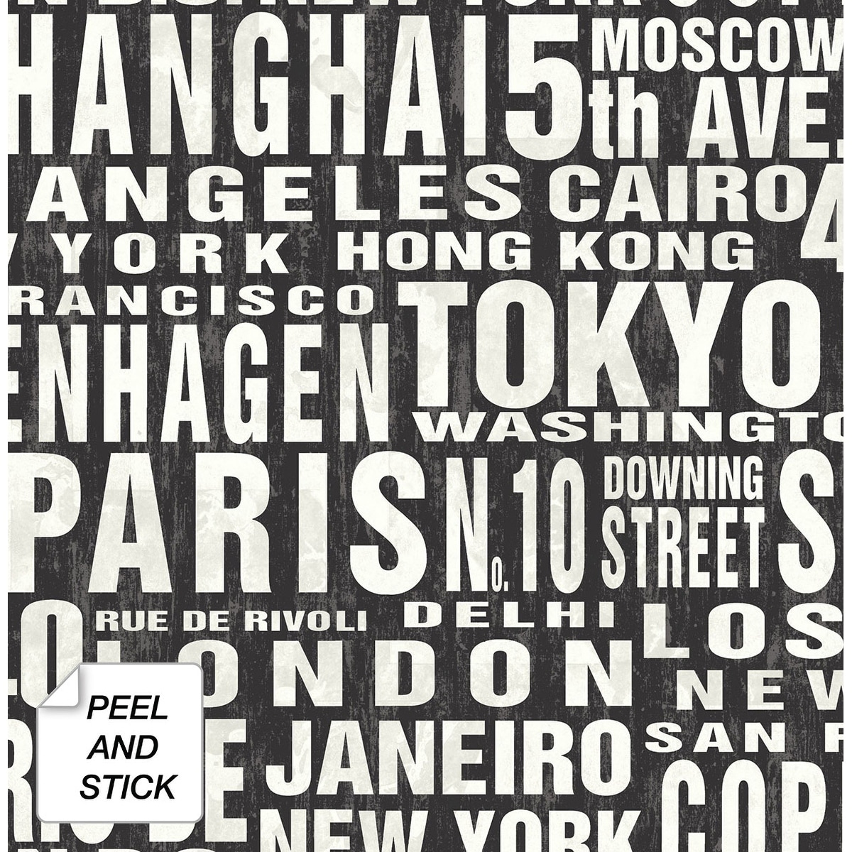 NextWall Around the World Peel and Stick Removable Wallpaper - 20.5 in. W x 18 ft. L