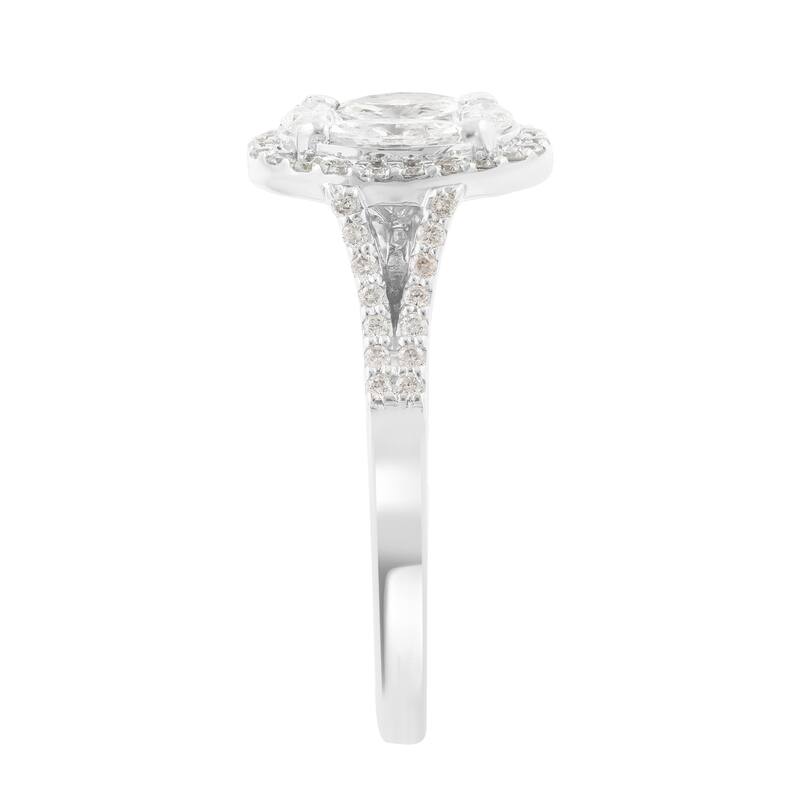 Effy Women's 14K White Gold Diamond Ring