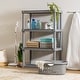 preview thumbnail 4 of 5, IRIS USA® Plastic Rack Shelf - Elephant Gray