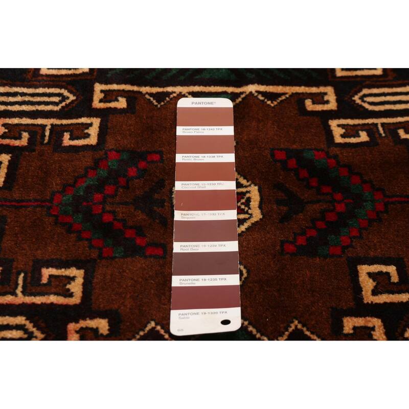 Teimani Brown Rug 3'10" x 6'4" - 3'10 x 6'4
