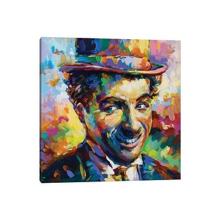 iCanvas "Charlie Chaplin" by Leon Devenice Canvas Print - Bed Bath ...