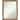 Beveled Wood Wall Mirror - Owl Brown Narrow Frame