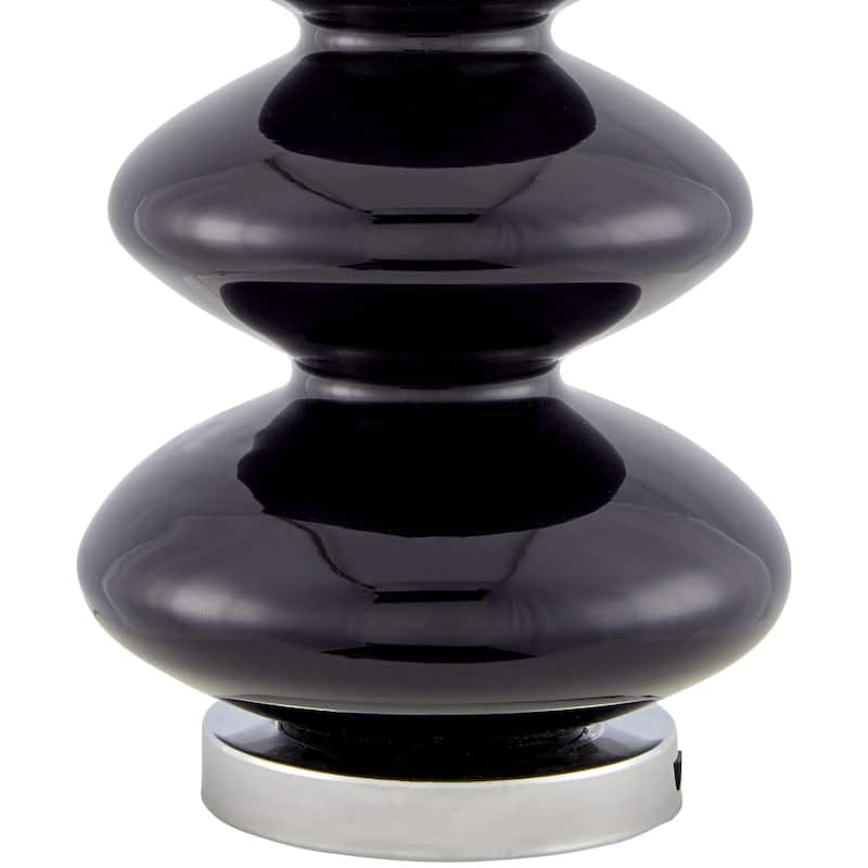 Livabliss Olive Global Accent Table Lamp - 27"H x 16"W x 16"D