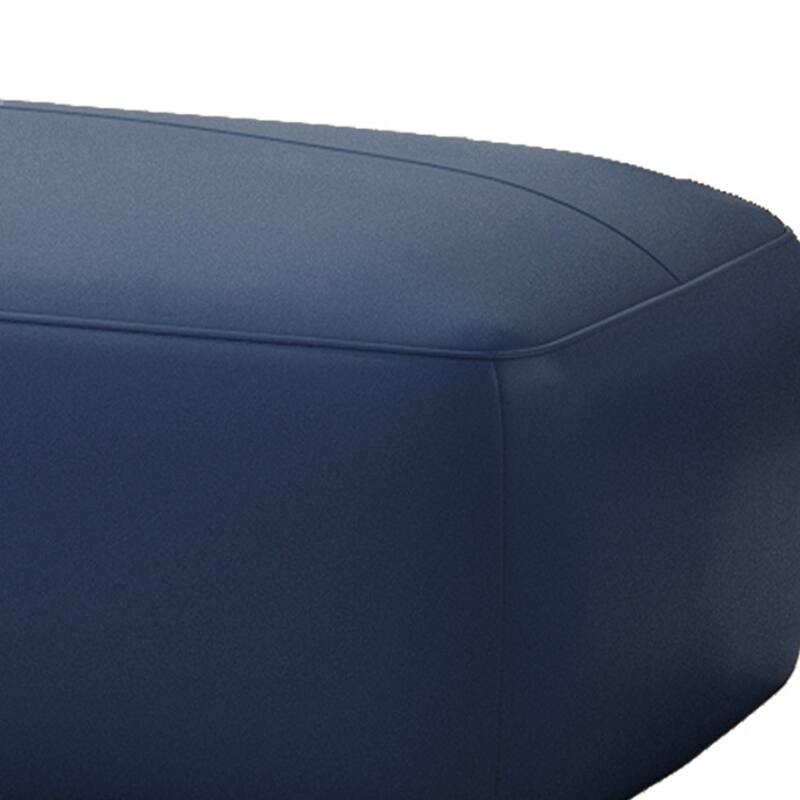 Elliot 22"/ 35"/ 43" W Modern Rectangular Genuine Leather Ottoman